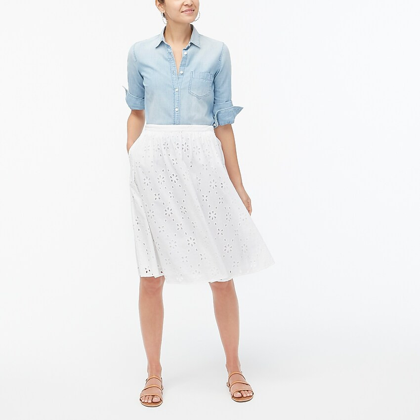 Eyelet skirt | J.Crew Factory