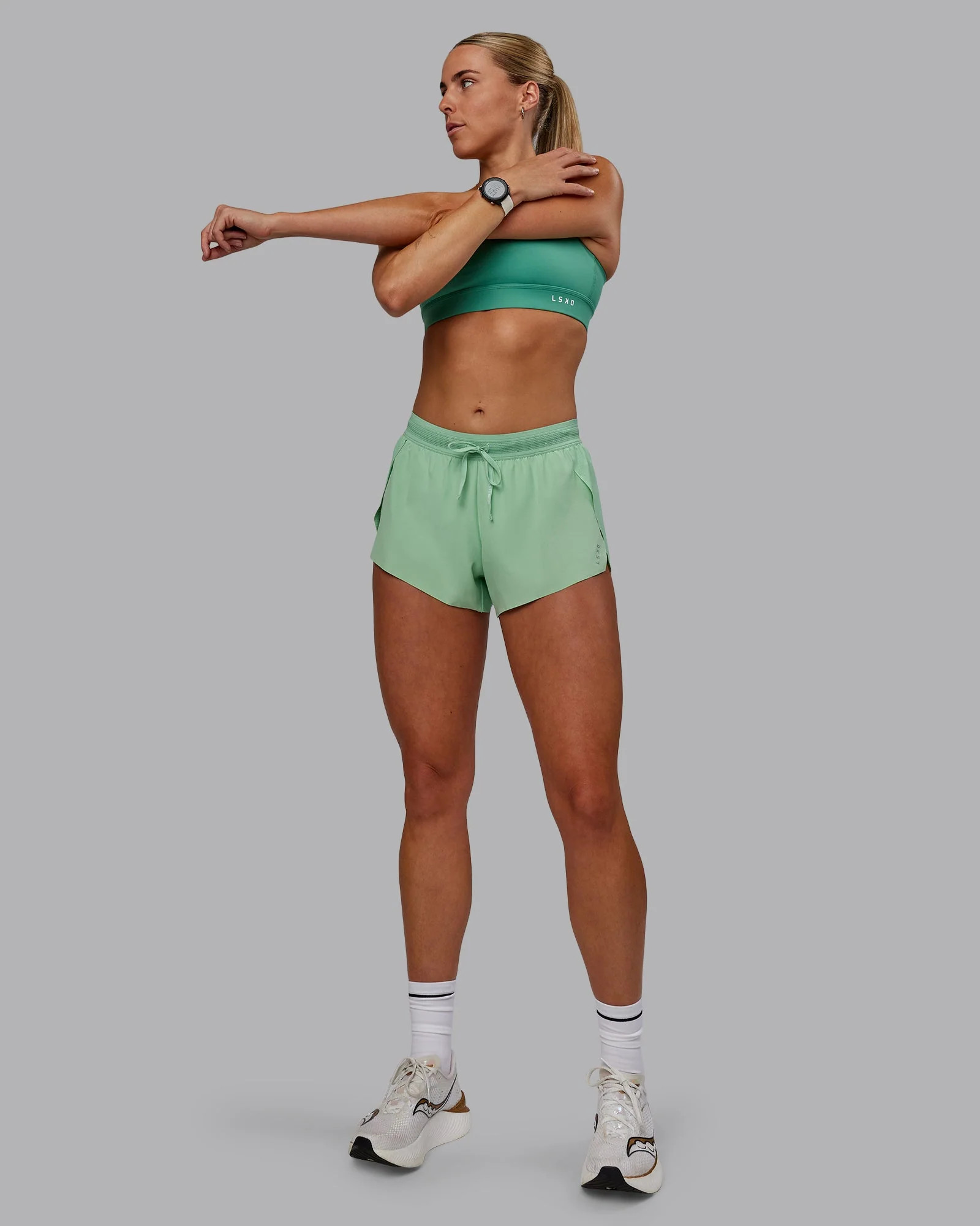 Accelerate 3" Run Shorts - Surreal Green | LSKD | LSKD