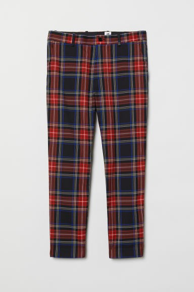 H & M - Karierte Hose - Rot - Herren | H&M (DE, AT, CH, NL, FI)