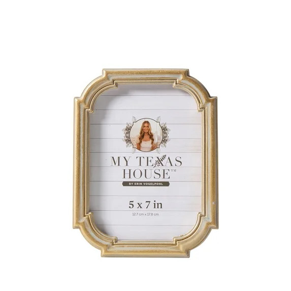 My Texas House 5" x 7" Gold Tabletop Picture Frame | Walmart (US)