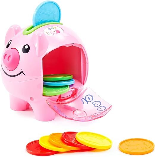 Fisher-Price Laugh & Learn Smart Stages Piggy Bank | Amazon (US)