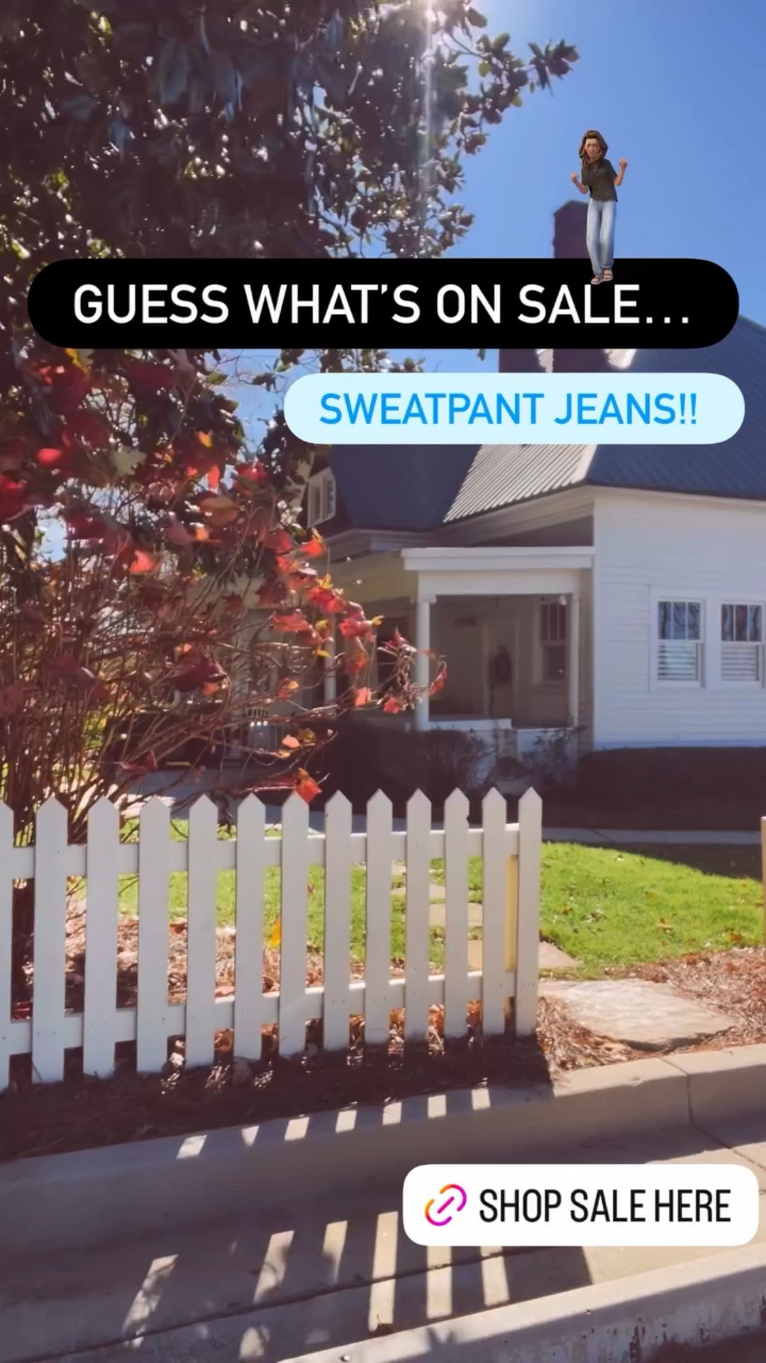 GUESS WHAT’S ON SALE… SWEATPANT JEANS!!