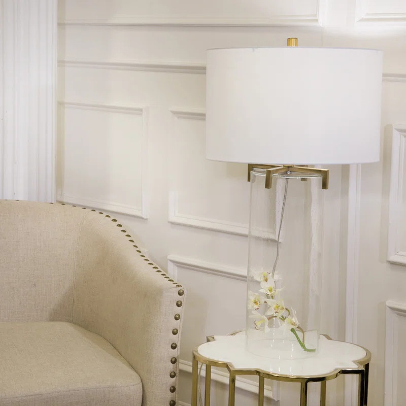 Popel 29" Clear Table Lamp | Wayfair North America