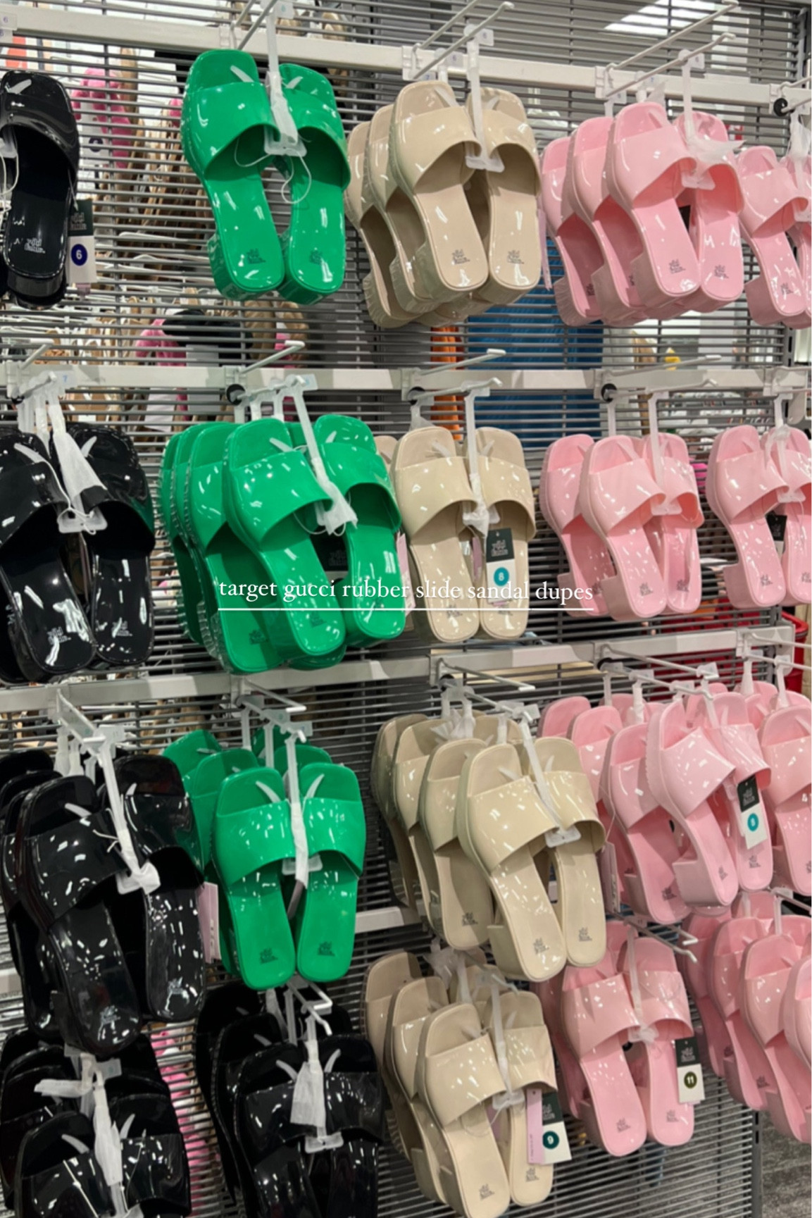 Went to Target yesterday w. my mom and saw these cute sandals 👡 definitely could be a dupe of the Gucci Rubber Slide Sandal ✨



#foryou # fyp #guccirubbersandals #guccidupe #rubbersandals #targetfinds #targethaul #targetdupe #rubbersandals #targetfashion #targetfind

#LTKshoecrush #LTKFind #LTKunder50