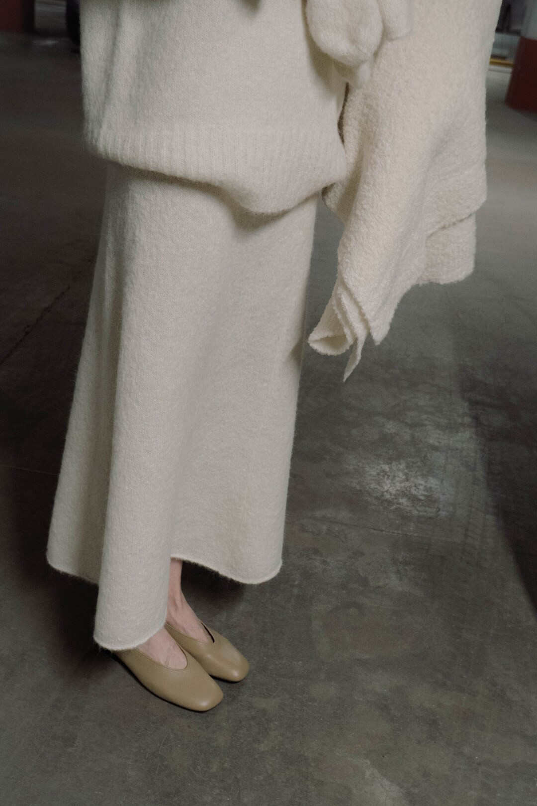 Off White Women Wool Skirt From Lightweight Alpaca Wool Blend. A-line Shape, High Waist. Premium ... | Etsy (US)