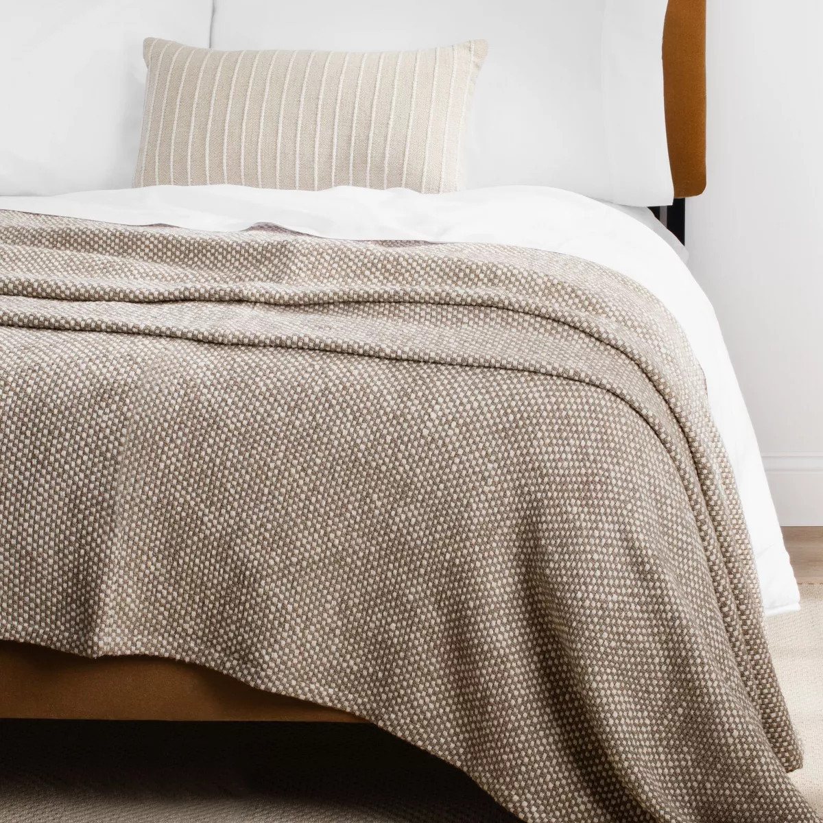 Nate Home by Nate Berkus Two-Tone Cotton Bed Blanket | Target