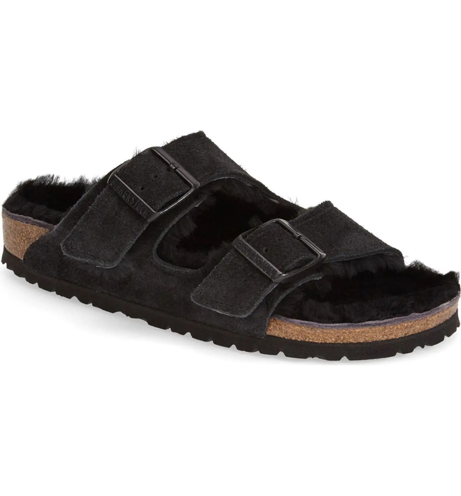 Arizona Genuine Shearling Lined Slide Sandal | Nordstrom