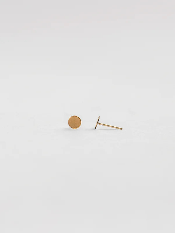 Jennifer Disc Studs | Narrative Jewelry