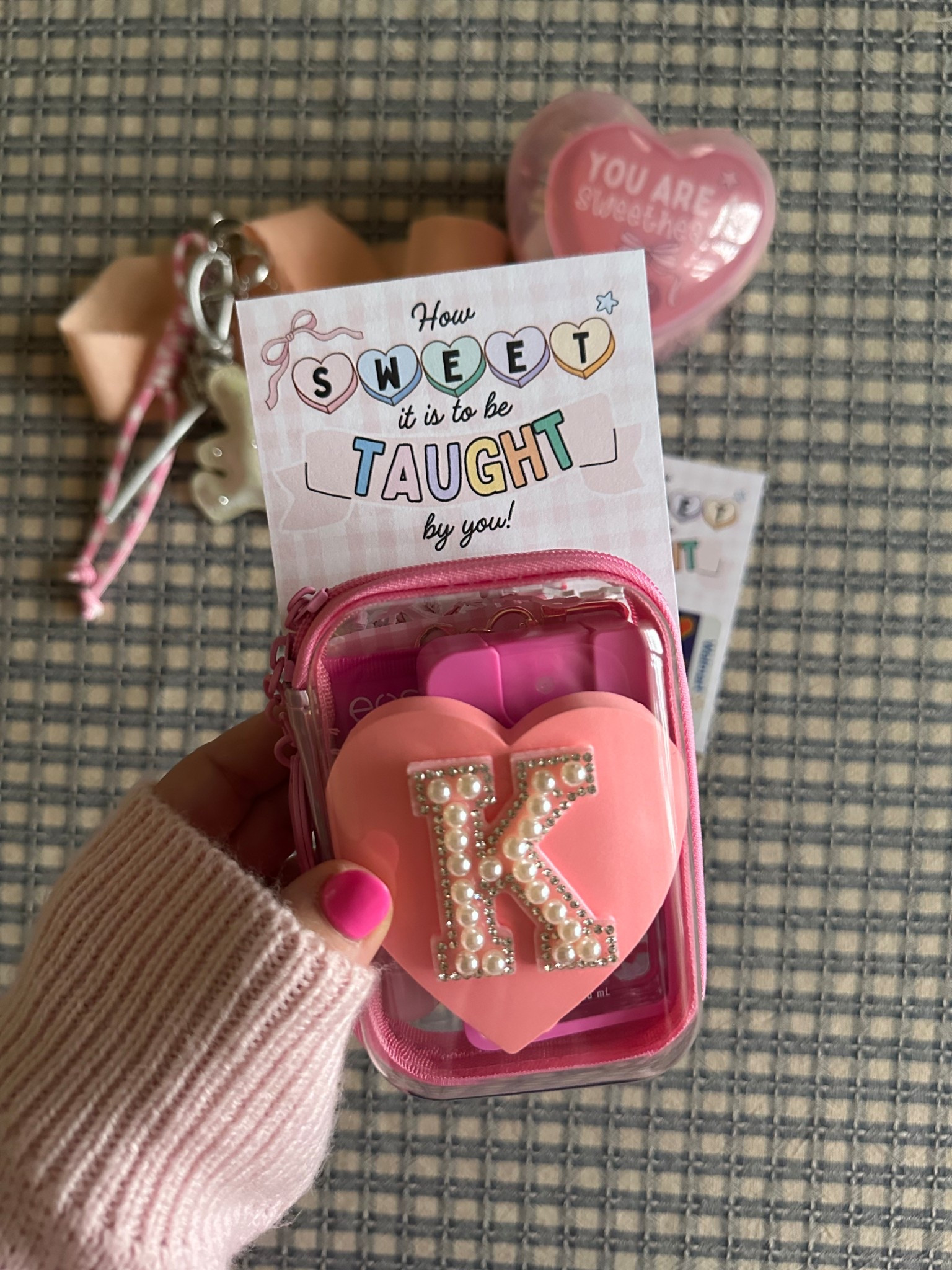 Loving this teacher gift idea and how it all came together! Just the cutest little idea. Grab that free printable on my IG page!

#LTKmomlife #LTKValentine #LTKHome
