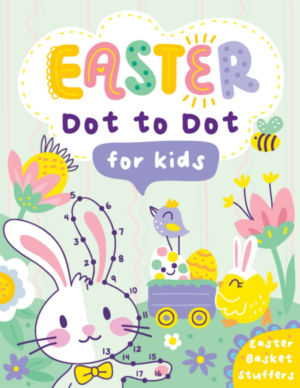 Easter Basket Stuffers: Easter Dot to Dot Activity Book for Kids Ages 4-8: Connect the Dots&Color... | Amazon (US)