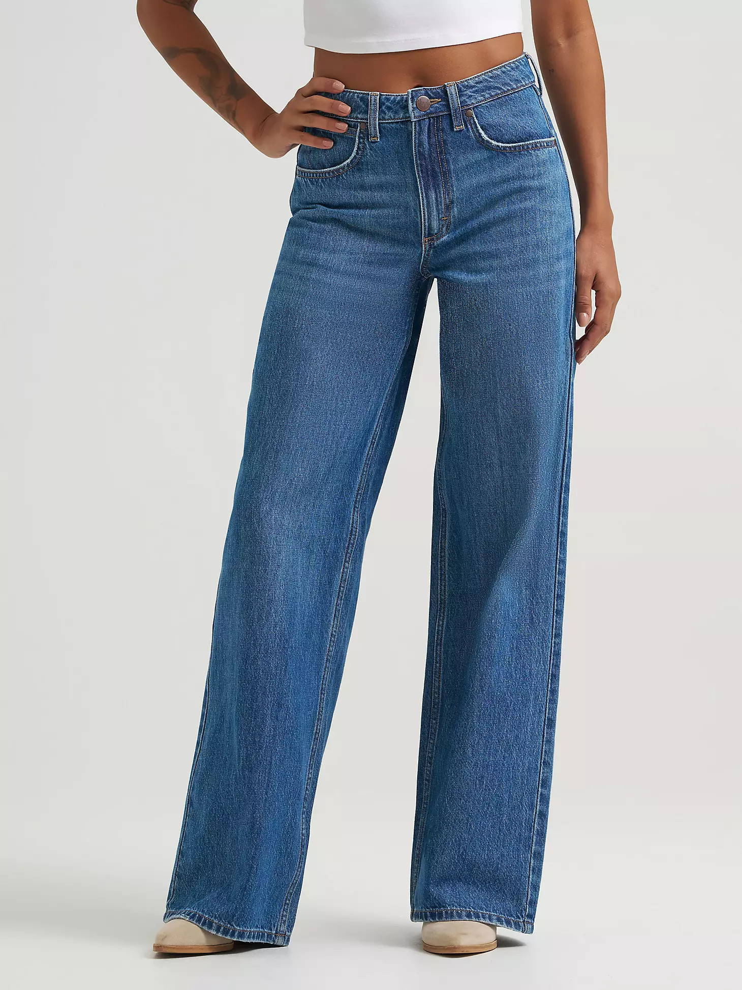 Women's Wrangler Retro® Bailey High Rise Wide Leg Jean | Wrangler