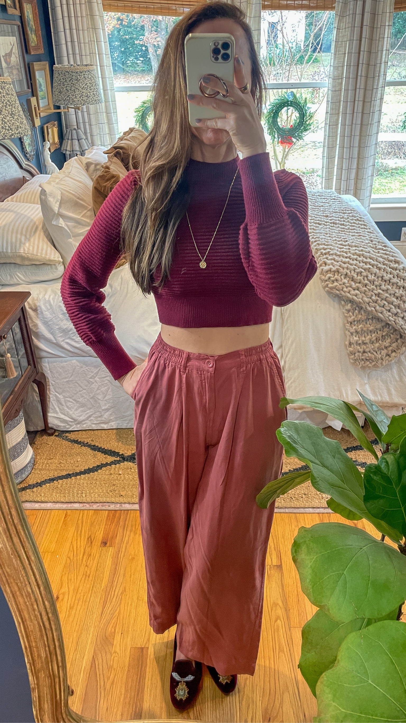 shades of pink 🎀 pants are last season and shoes are vintage so sharing dupes!

#LTKHoliday #LTKFindsUnder100 #LTKStyleTip