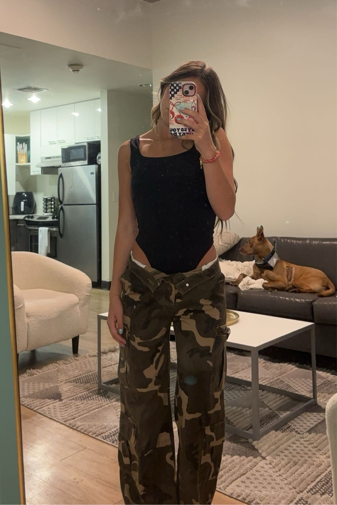 We love a camo moment paired with a skims bodysuit of course. Pants from American Threads but linked similar ones down below 🫶

#LTKParties #LTKU #LTKFindsUnder100