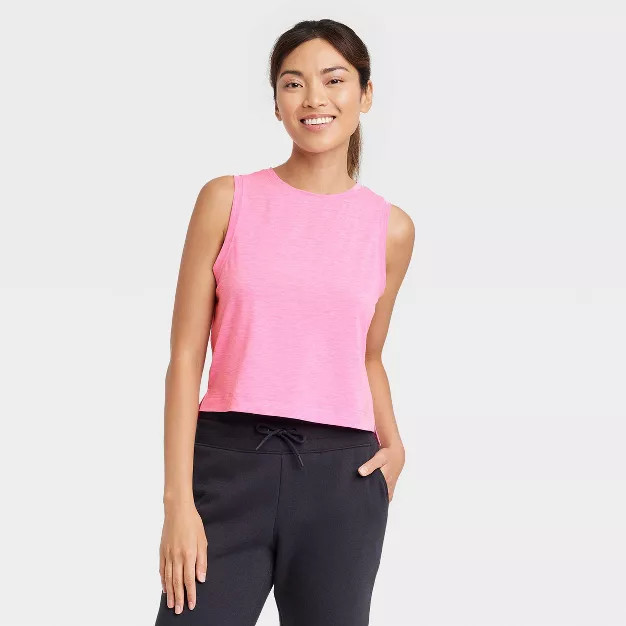 Women's Crop Active Tank Top - All in Motion™ | Target