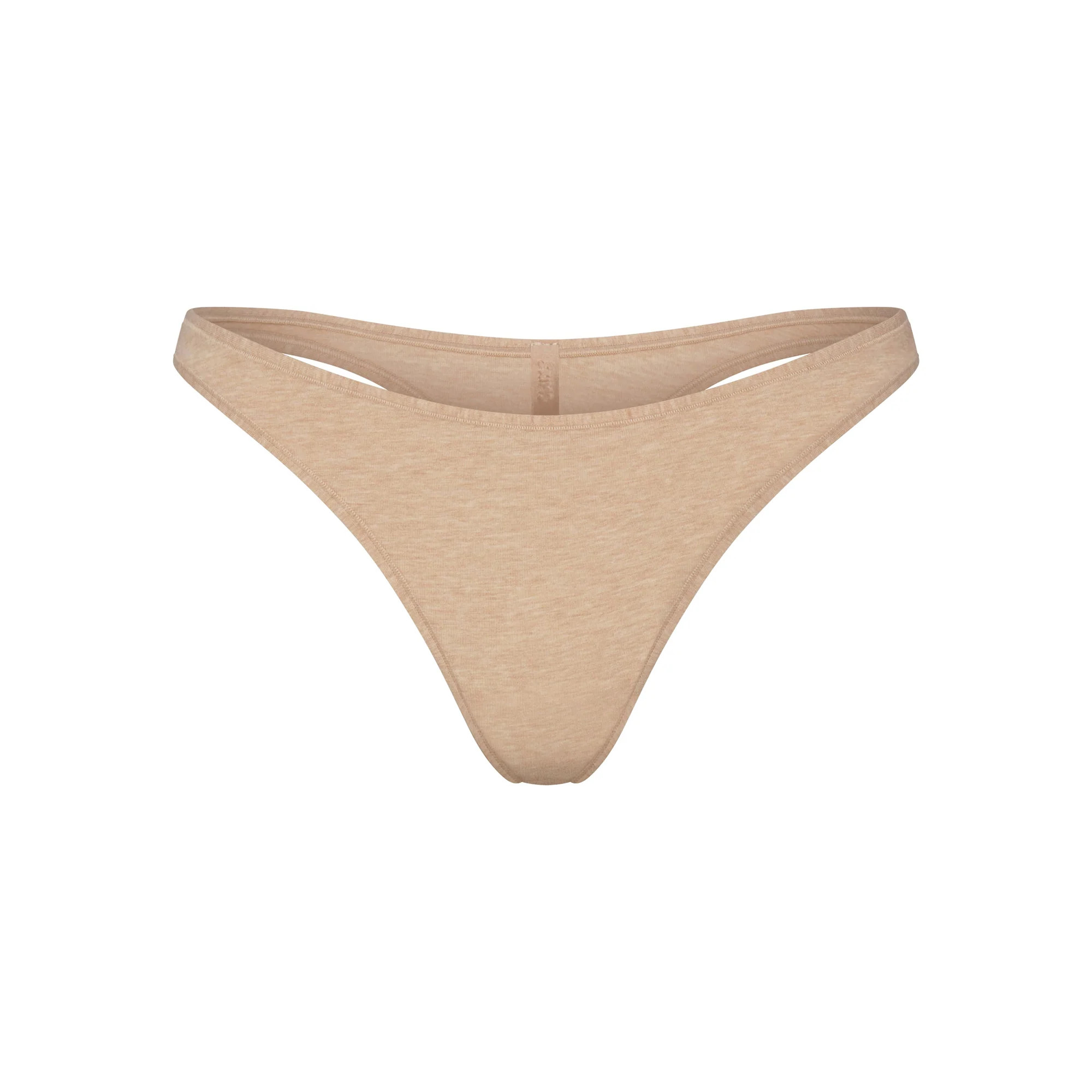 EVERYDAY COTTON THONG | CLAY HEATHER | SKIMS | SKIMS (US)