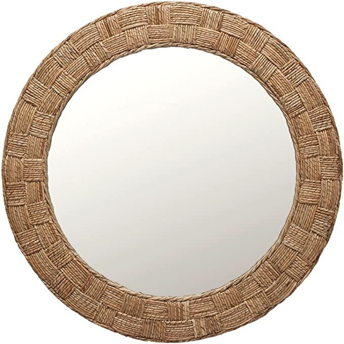 KOUBOO Round Rope Wall Mirror, Chequered | Amazon (US)