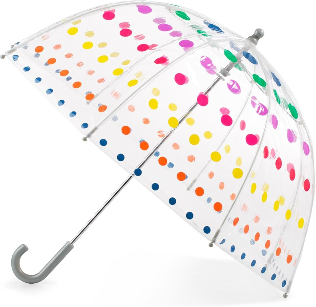 totes Kids Clear Bubble Umbrella with Dome Canopy, Lightweight Design, Wind and Rain Protection U... | Amazon (US)