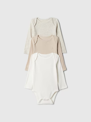 Baby First Favorites TinyRib Bodysuit (3-Pack) | Gap (US)