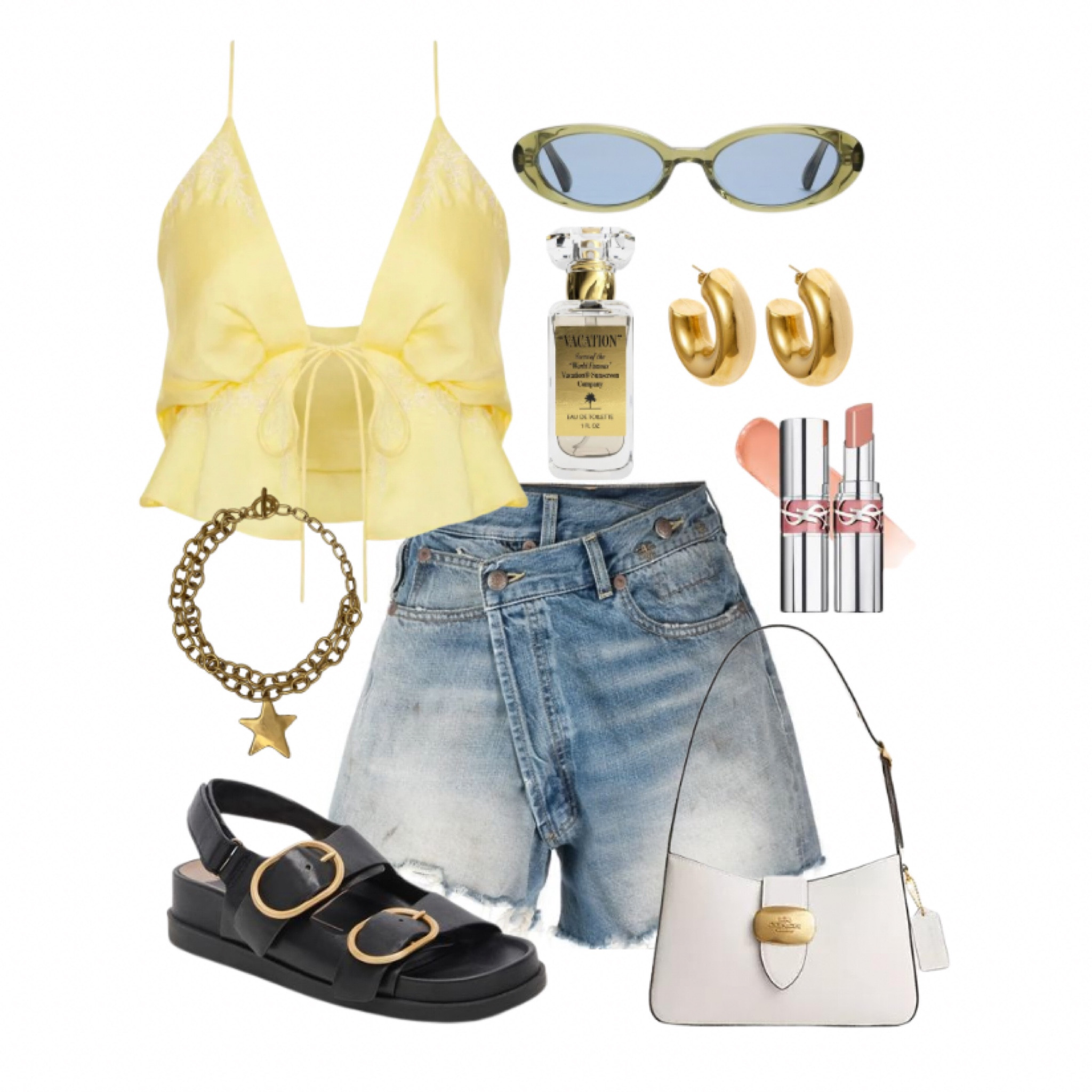 summer outfit inspo💗

top: shop rumored (linked similar)
shorts: revolve 
earrings: amazon
perfume: vacation inc
sandals: dolce vita
purse: coach outlet (eliza)
necklace: wolf and badger
lip: YSL love shine lip oil stick
sunglasses: gentle monster (linked similar)

summer outfit inspo💗

top: shop rumored (linked similar)
shorts: revolve 
earrings: amazon
perfume: vacation inc
sandals: dolce vita
purse: coach outlet (eliza)
necklace: wolf and badger
lip: YSL love shine lip oil stick
sunglasses: gentle monster (linked similar)

Follow me on Tiktok: @kenzielemo22 
Lemon8: mackenzielemonis
Amazon Storefront: Kenzie Lemonis
Like to know it: Kenzielemonis

Social media strategy | Instagram story ideas | how to grow your brand | social media growth | skincare tips | skincare and makeup | beauty influencer | Coastal Cowgirl | Summer 2024 outfit inspo | Summer Style | Style Tips | Summer fit inspiration | Summer outfits | Summer fits | Summer 2024 trends | 2024 Fashion Trends | Vacation outfit ideas | Summer outfit Ideas | Like to know it | Amazon fashion | Amazon must haves

#anthro #anthropologie #freepeople #Fashion #OOTD #Style #InstaFashion #Vintage #FashionBlogger #Fashionista #StreetStyle #Stylish #MensFashion #WomensFashion #InstaStyle #LookBook #WhatIWore #FashionDiaries #StyleInspo #FashionBlogger #LookBook #WIWT #FashionWeek #FashionStyle #StyleBlog #Blog #StyleBlogger #StreetFashion #OutfitOfTheDay #socialmediagrowth #socialmediamanagement #growyourbrand 
#beautyinfluencer #makeuptutorial #musthaveproducts #cleangirlaesthetic #summerglowup #summer2024 #summeroutfitideas #summerstyle #summerfits #summeroutfits #revolve #stylingoutfits 

#LTKxSephora #LTKFestival #LTKstyletip