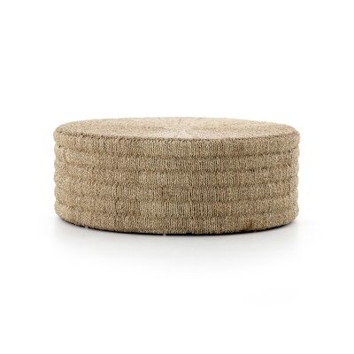 Salinas Round Coffee Table, Rope, Light Natural | Williams-Sonoma