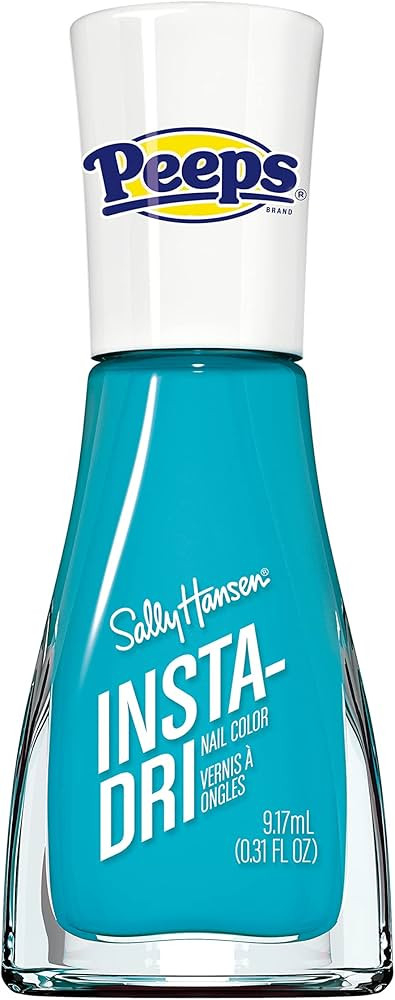 Sally Hansen Insta-Dri x PEEPS® Nail Polish Collection - PEEPS® Blue Chick, Sugary Texture, 0.3... | Amazon (US)