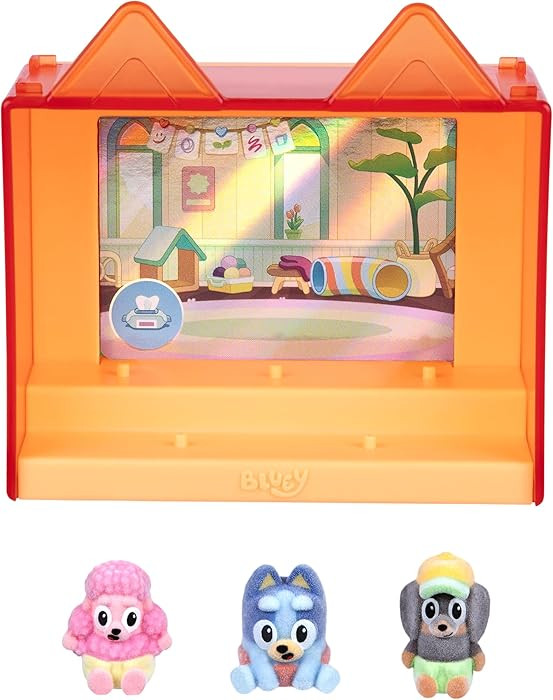 Bluey Fuzzies Episode Pack: Baby Race. with 3 Specially Flocked Collectible Mini-Figures (Incl. 1... | Amazon (US)