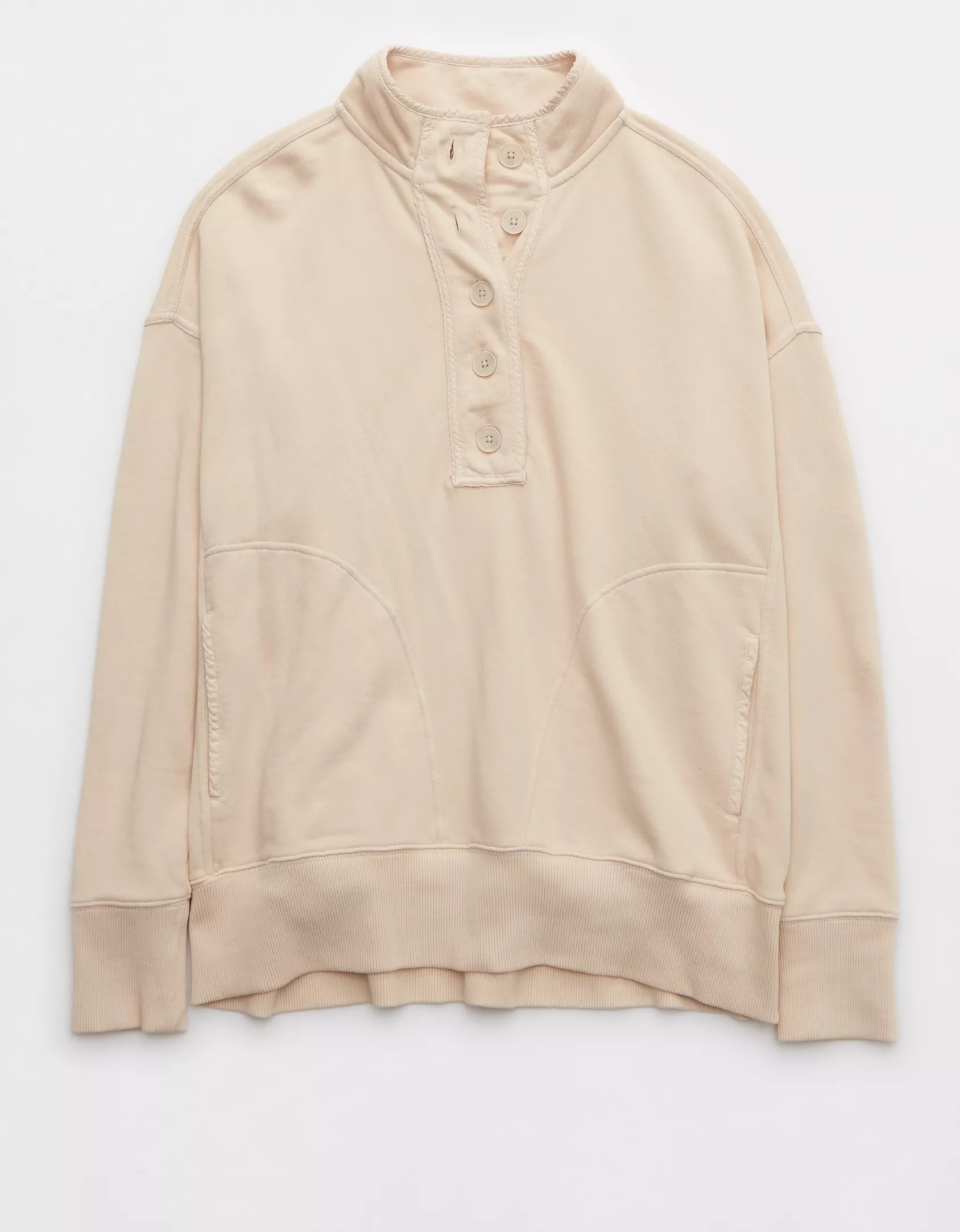 Aerie The Good Times Henley Sweatshirt | Aerie