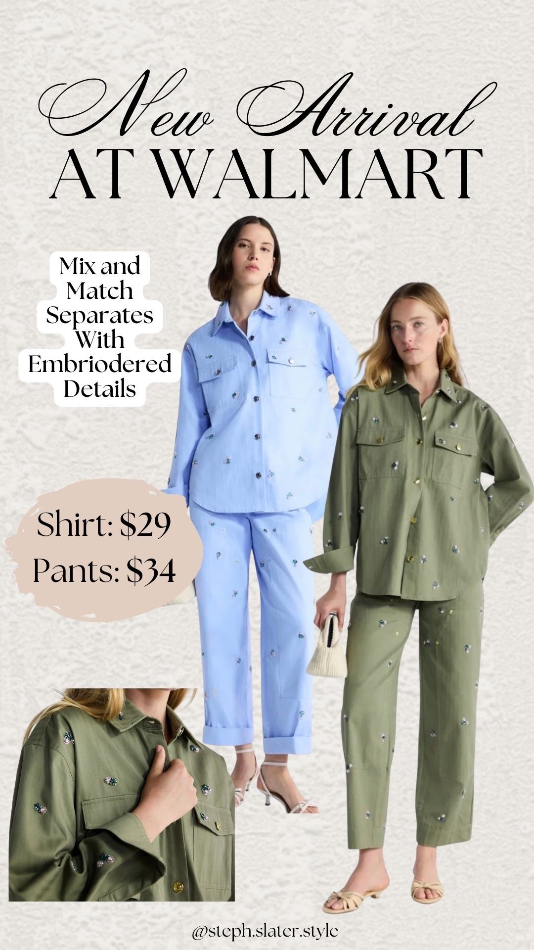 Adorable embroidered matching separates I’m obsessed with.

#LTKMothersDay #LTKSeasonal #LTKOver40