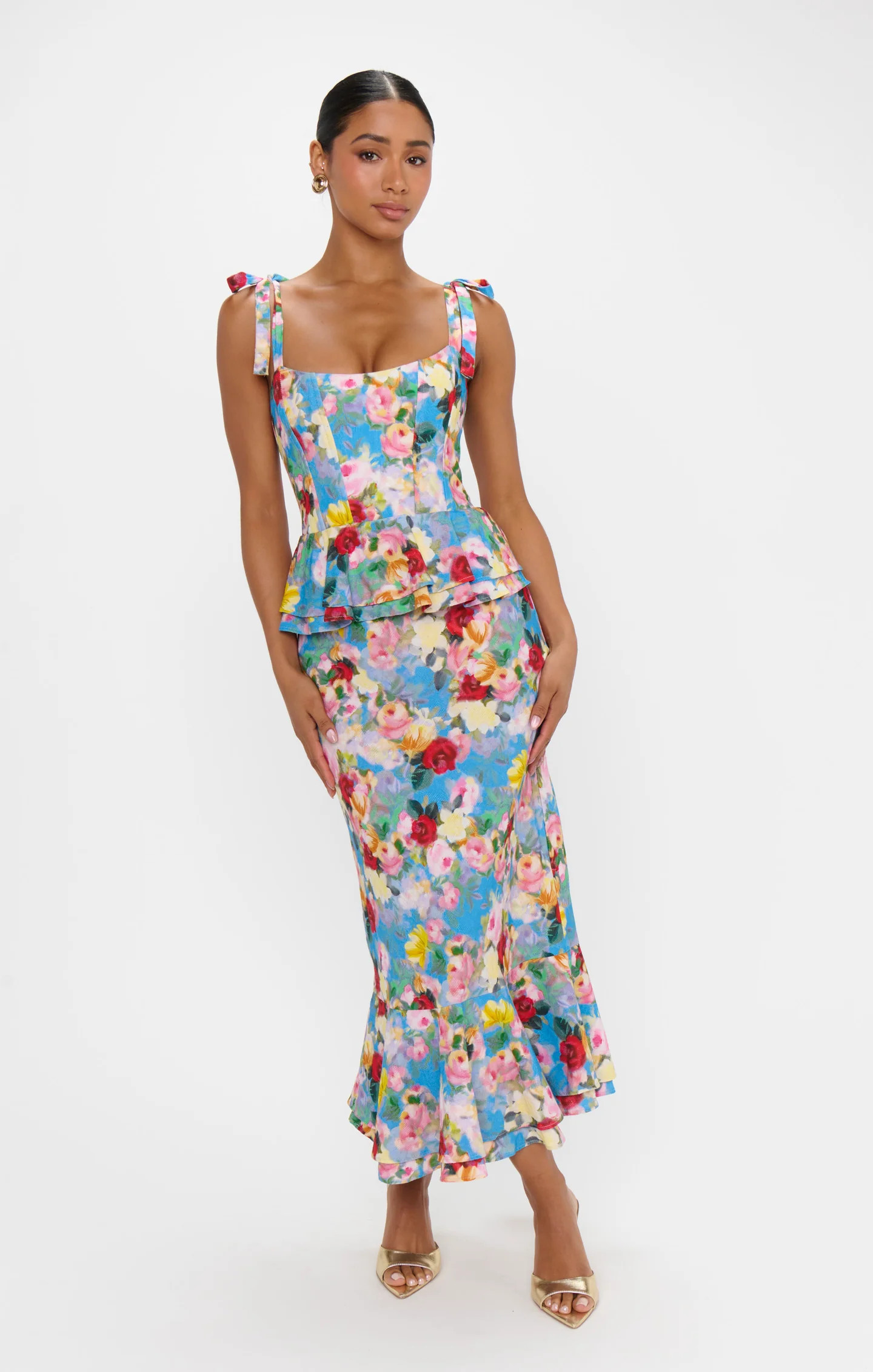 Pauline Peplum Dress ~ Garden Romantic | Show Me Your Mumu