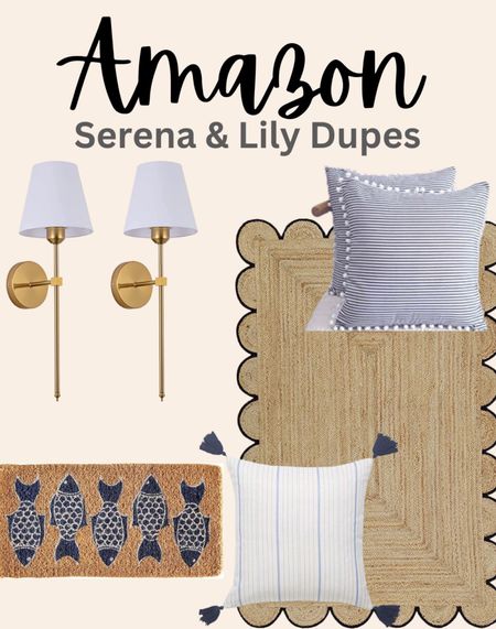 Serena and Lily dupes from Amazon prime 
Coastal, home decor, traditional, classy, bedding, home decor, spring home, summer home decor, comforter, home styling, home ideas, bedroom, living room, dupes, amazon dupes, best of amazon, wicker, rattan, rugs, scalloped, amazon furniture, throw pillows, baskets, storage, gold, light fixtures, rugs, patio 

#LTKhome #LTKfindsunder100