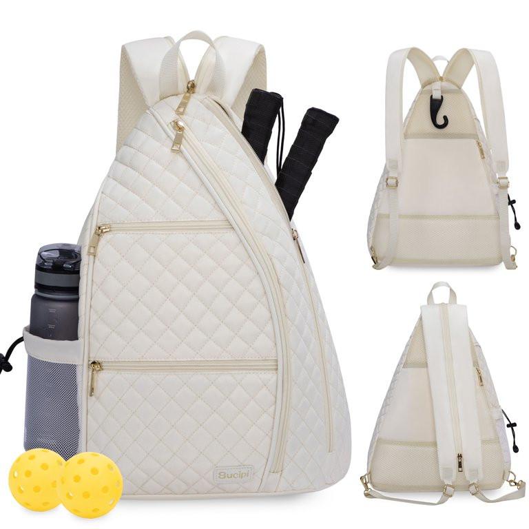 Sucipi Pickleball Bag, Quilted Pickleball Backpack, Practical Outdoor Sport Bag for Men Women, La... | Walmart (US)