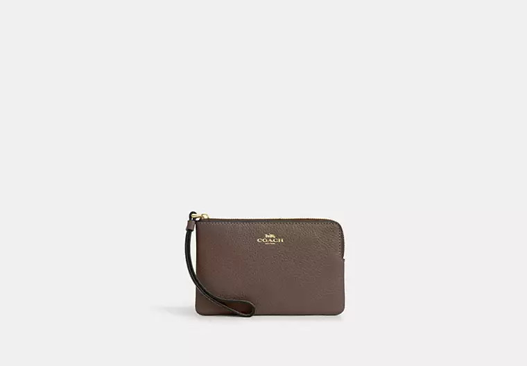 Corner Zip Wristlet | Coach Outlet CA
