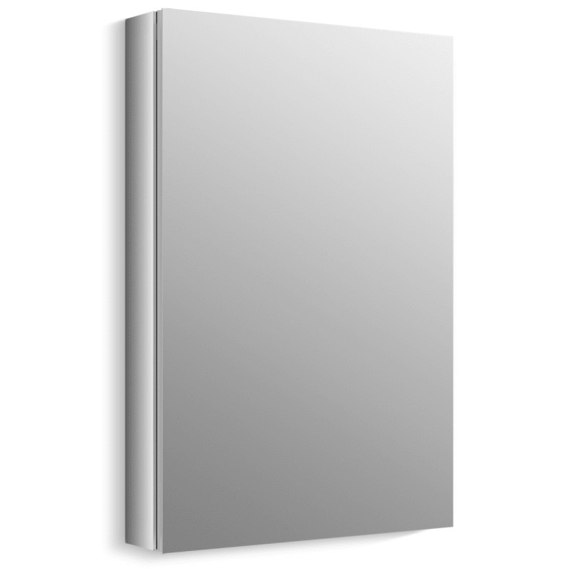 Kohler K-99002 20" x 30" Single Door Reversible Hinge Frameless Mirrored Medicine Cabinet from the V | Build.com, Inc.