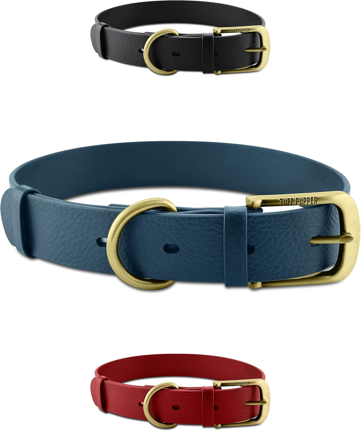 Tuff Pupper Classic Heavy Duty Dog Collar | 10x Stronger Than Leather | 100% Waterproof & Odor Pr... | Amazon (US)