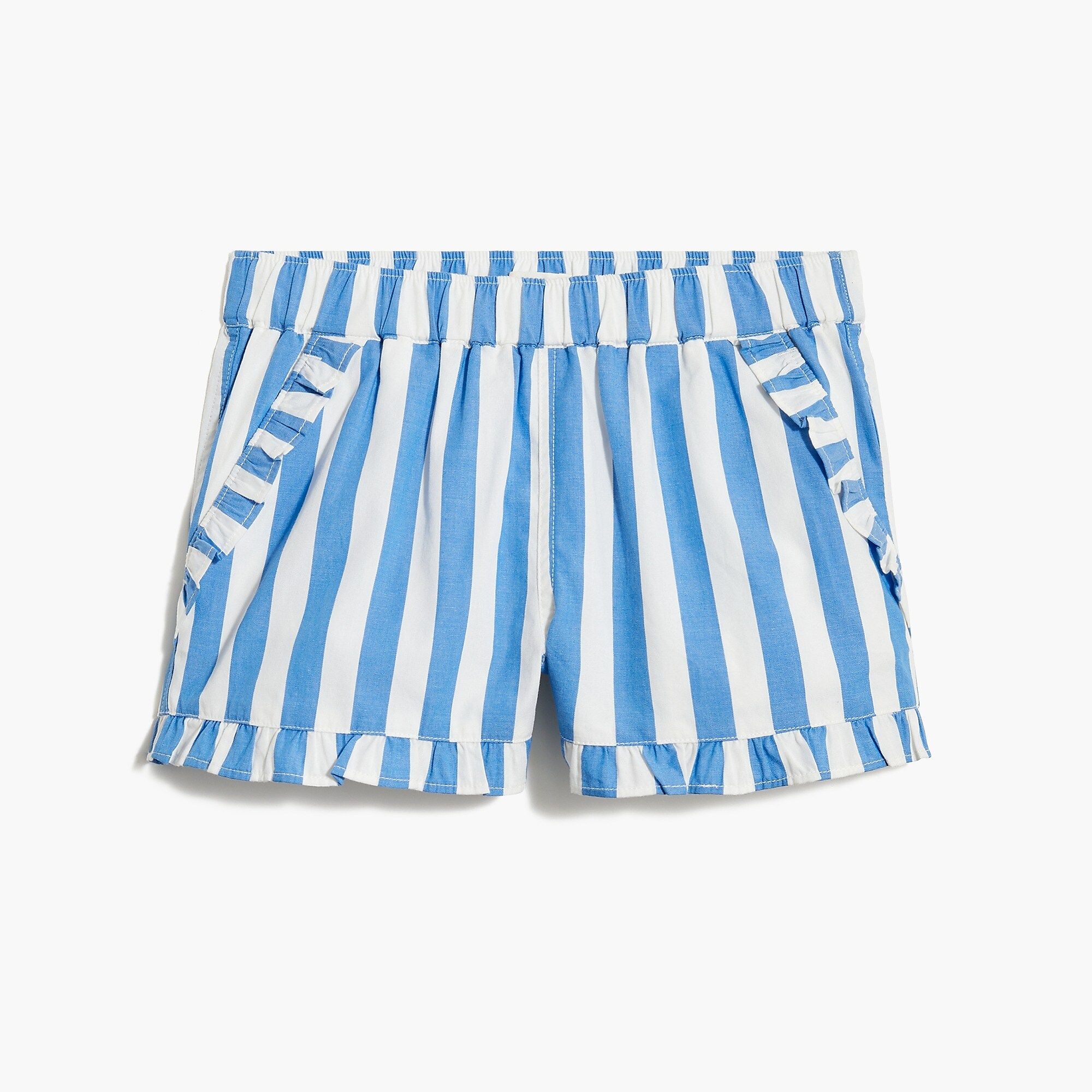 Girls' striped cotton poplin short | J.Crew Factory