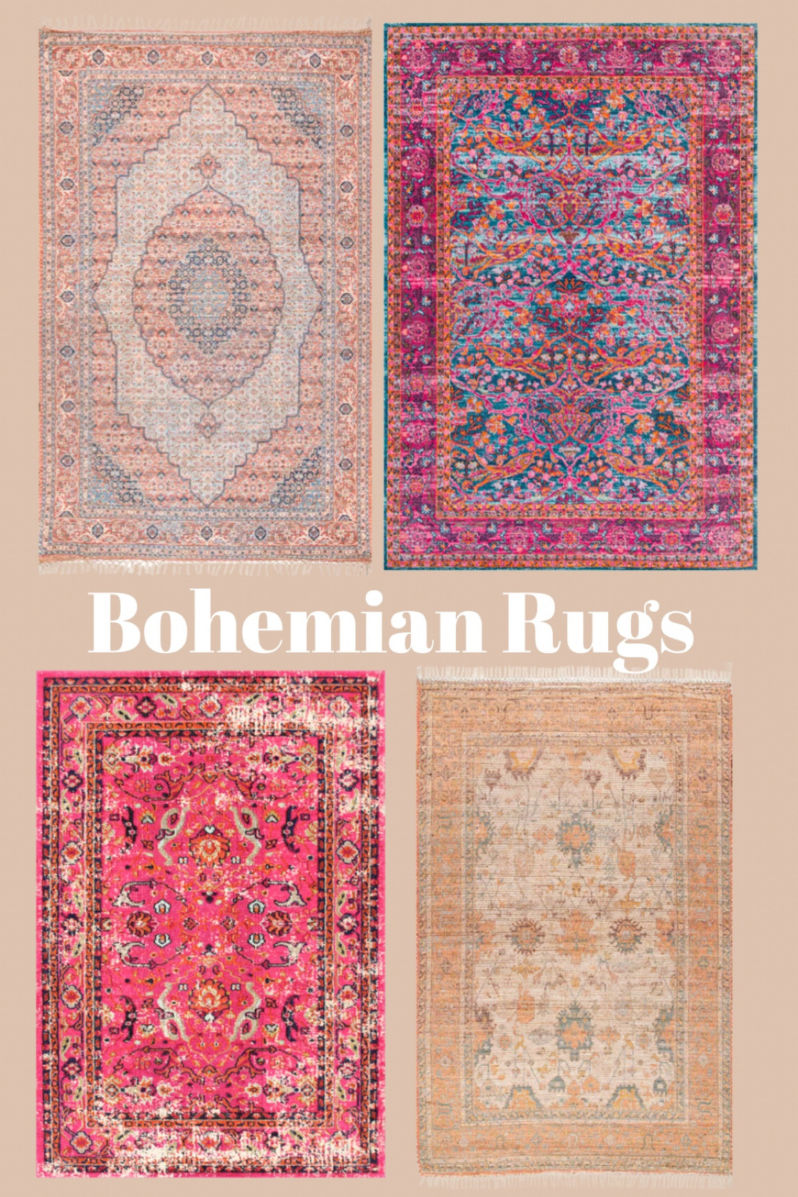 Cute boho rugs!

#LTKsalealert #LTKhome