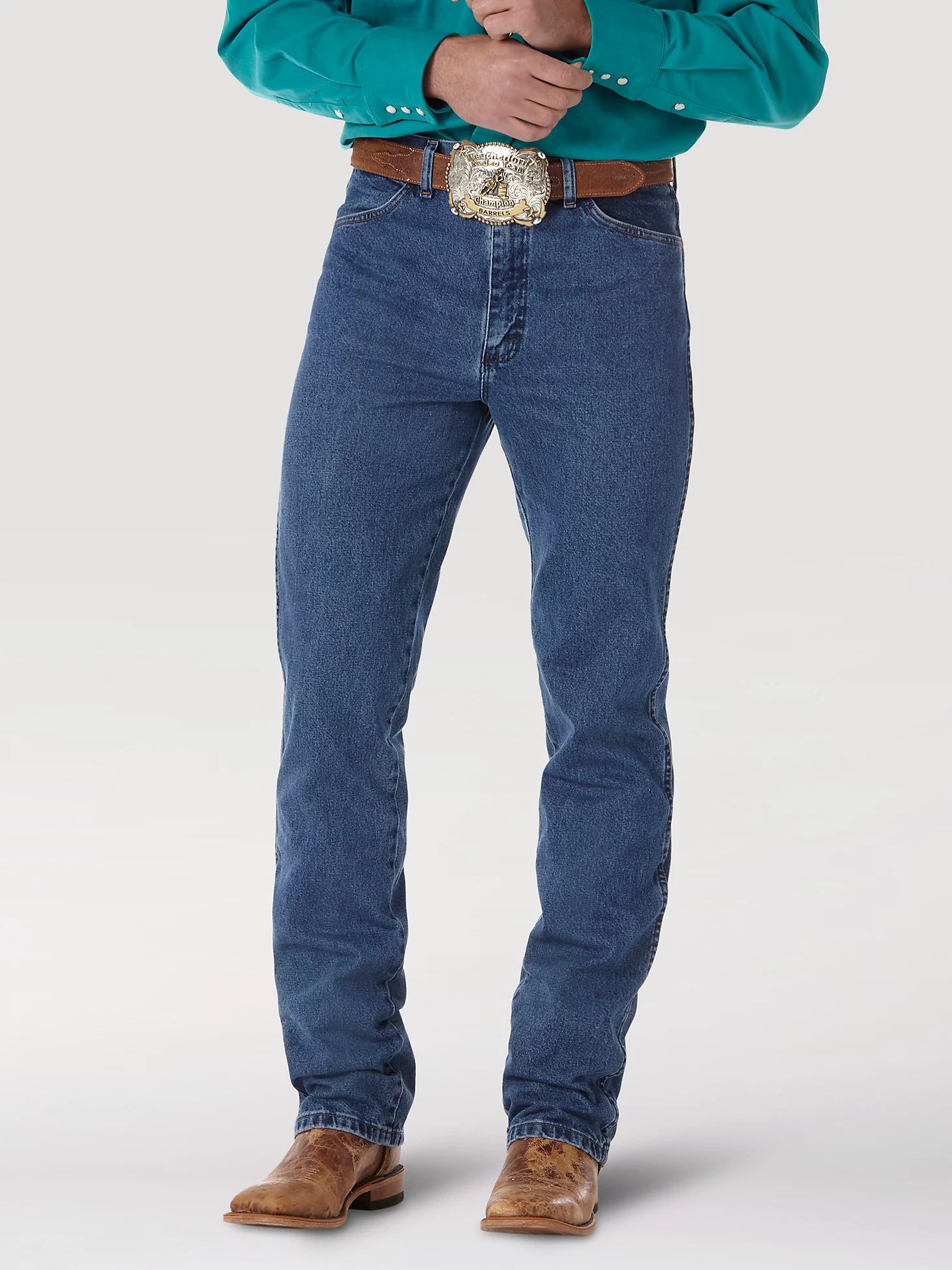 Wrangler® Cowboy Cut® Slim Fit Jean in Stonewashed | Wrangler