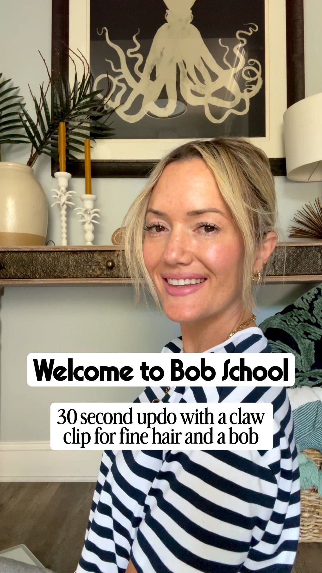 I love a claw clip but having short hair to my chin means all the hair is falling out, so this is a great hack to keeping that hair back in a claw look! 


Bob haircut - Bob hairstyle - chin length hair - styling short hair - working out with short hair - how you style short hair - women’s short hair inspo

#LTKBeauty #LTKOver40 #LTKgrwm
