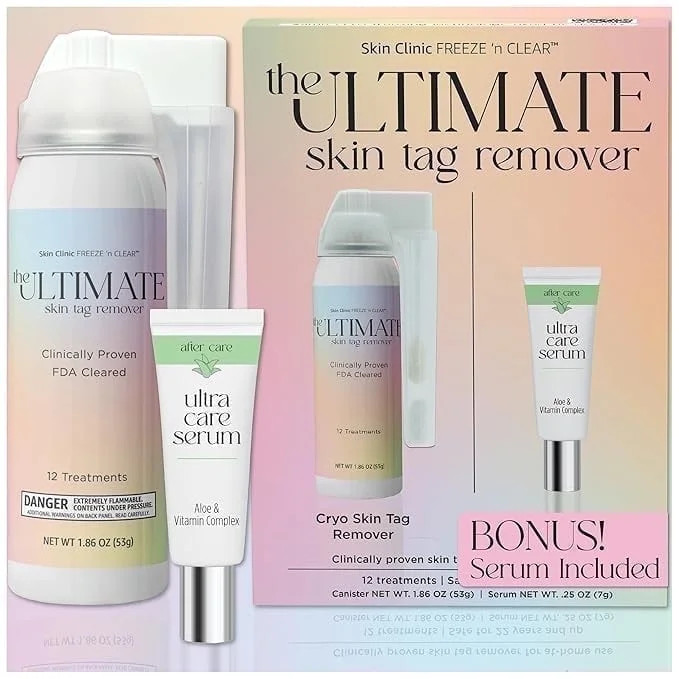 The Ultimate Skin Tag Removal Kit with Post Treatment Serum, 12 Piece Set | Walmart (US)