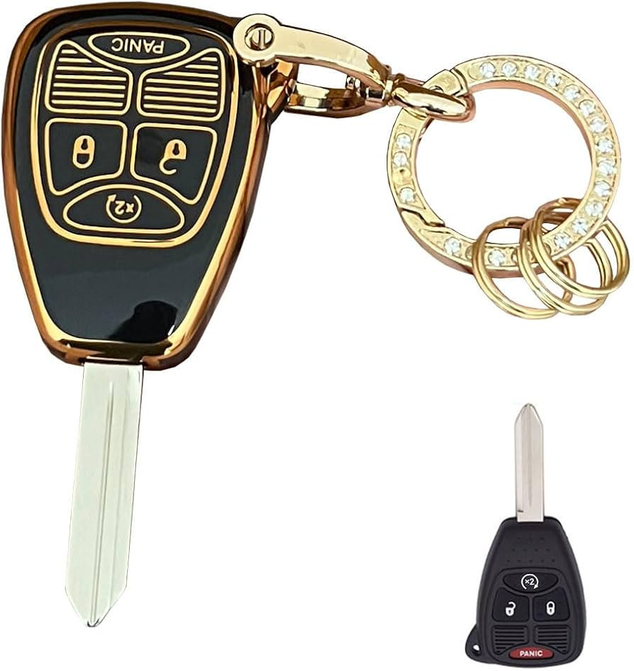 Soft TPU for Jeep Key Fob Shell Fits for Jeep Wrangler/Compass/Dodge Ram/Durango/Caliber/Nitro/Da... | Amazon (US)
