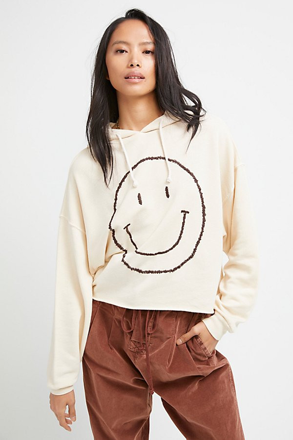 Be Happy Hoodie by Free People, Ivory, M/L | Free People (Global - UK&FR Excluded)
