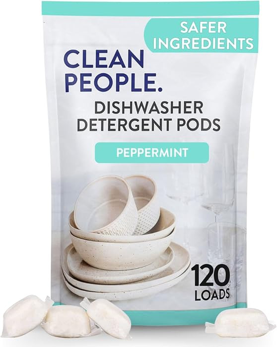 The Clean People Dishwasher Detergent Pods | Cuts Grease and Rinses Sparkling Clean | Residue-Fre... | Amazon (US)
