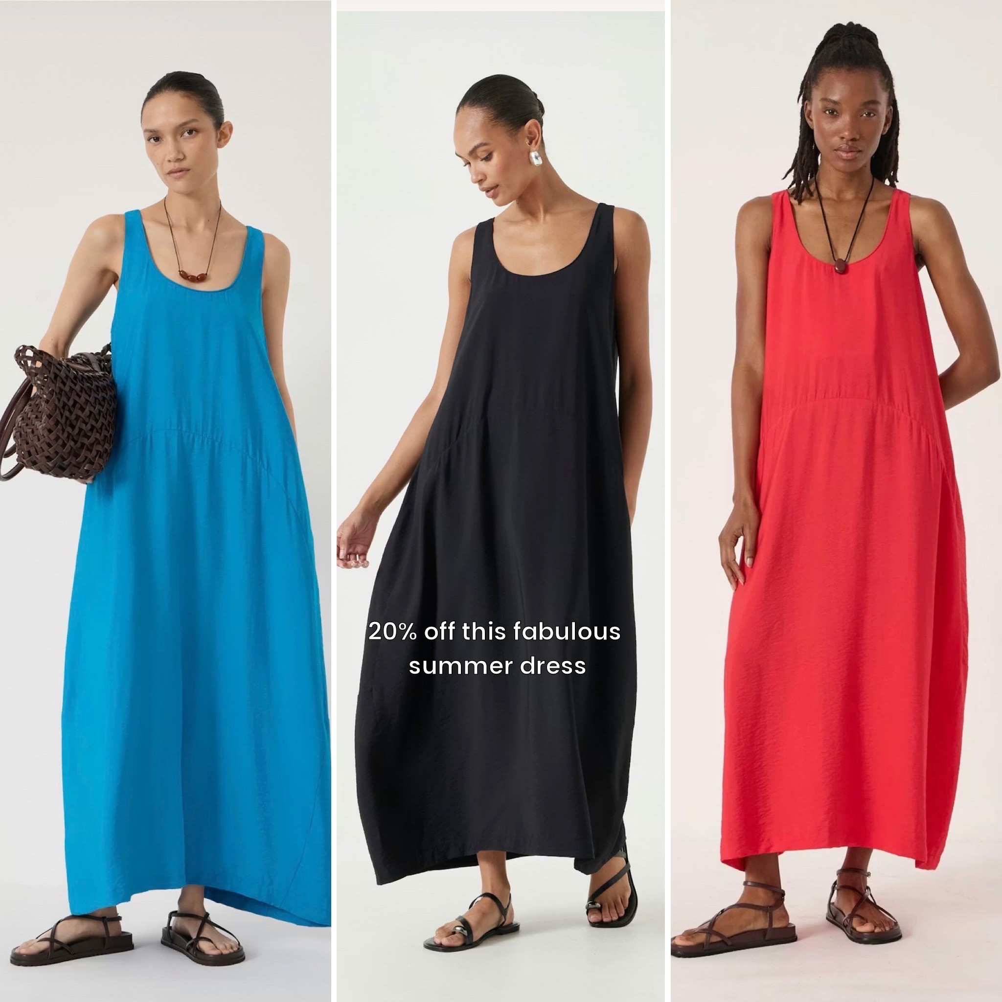 One of my favourite summer dresses. Floaty, flattering and it cooked in 7 beautiful colours.