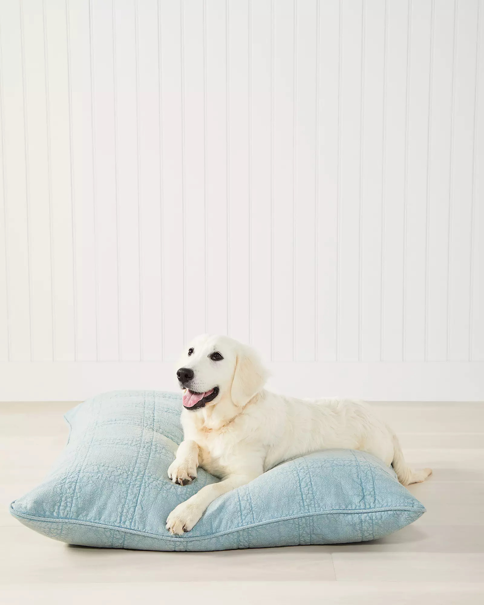 Beach House Dog Pillow - Coastal Blue | Serena and Lily