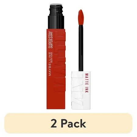 (2 pack) Maybelline Super Stay Matte Ink Un-nude Liquid Lipstick, Seductress | Walmart (US)