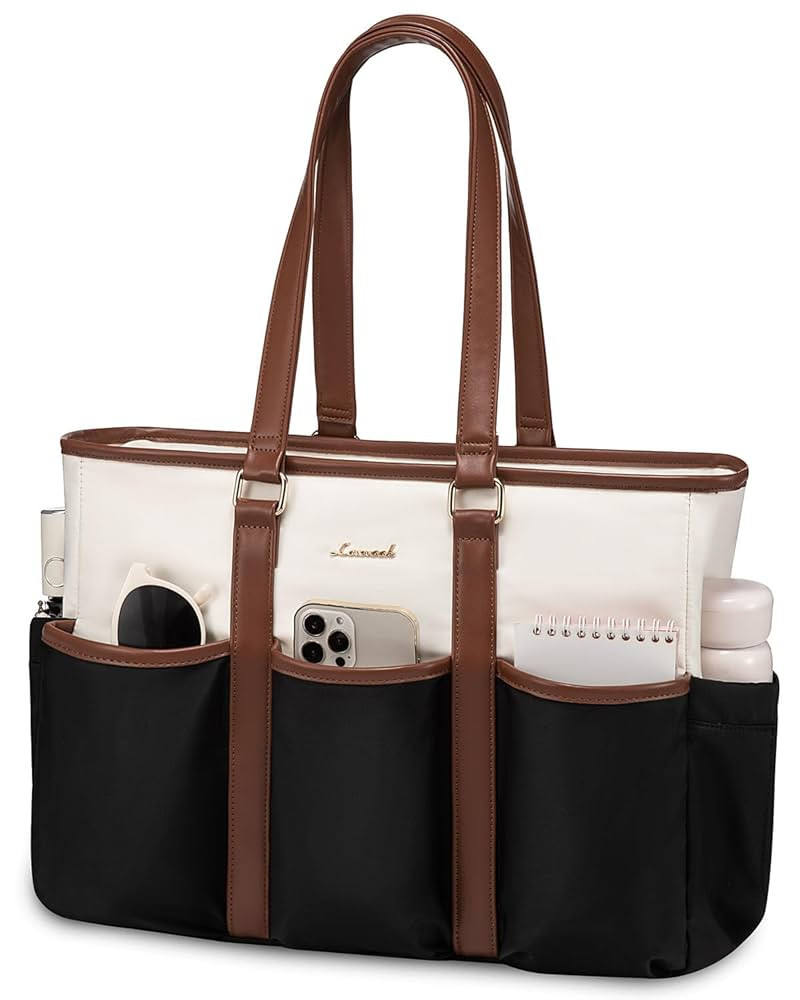 LOVEVOOK Teacher Tote Bag for Women Work, Nurse Laptop Bag for Women, Utility Everything Tote For... | Amazon (US)