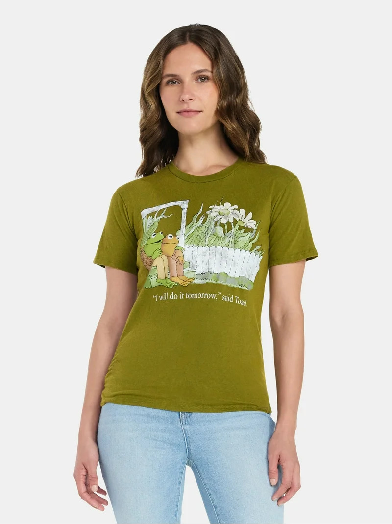 Frog and Toad Women's Tomorrow Graphic Tee with Short Sleeves, Sizes XXS-XXL | Walmart (US)
