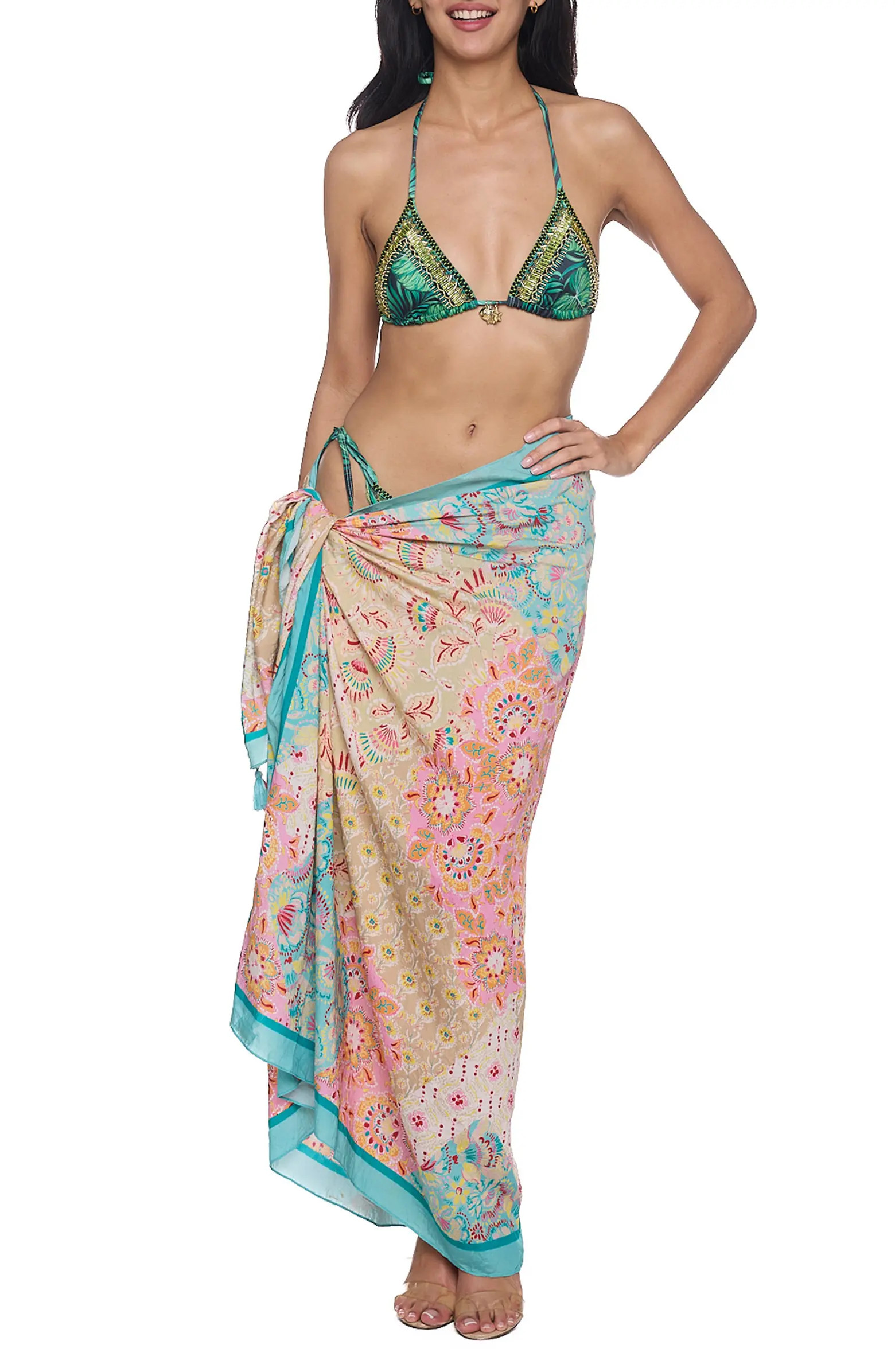 RANEES Pareo Convertible Midi Cover-Up Dress | Nordstromrack | Nordstrom Rack