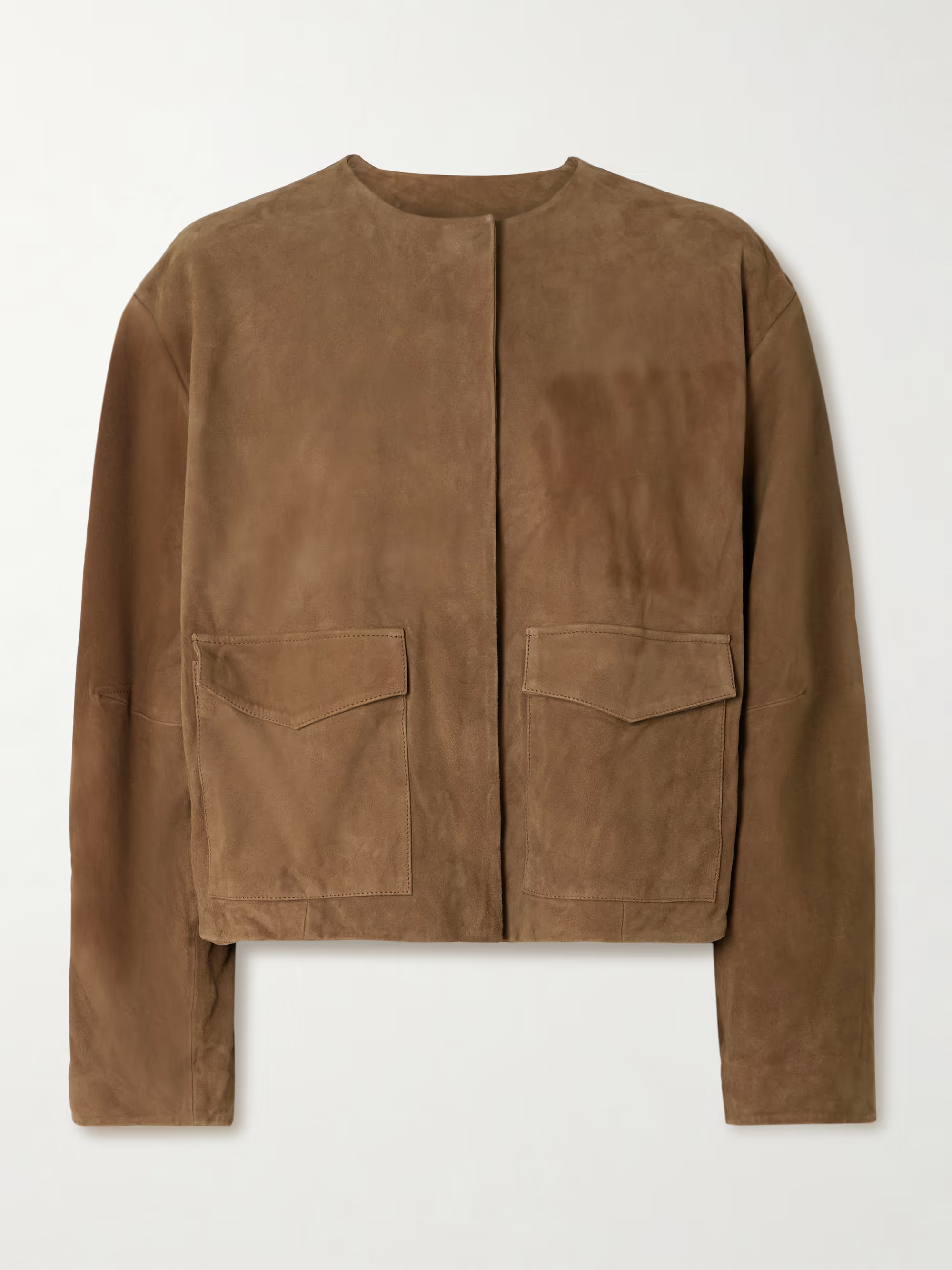 Utility Cocoon suede jacket | NET-A-PORTER (US)