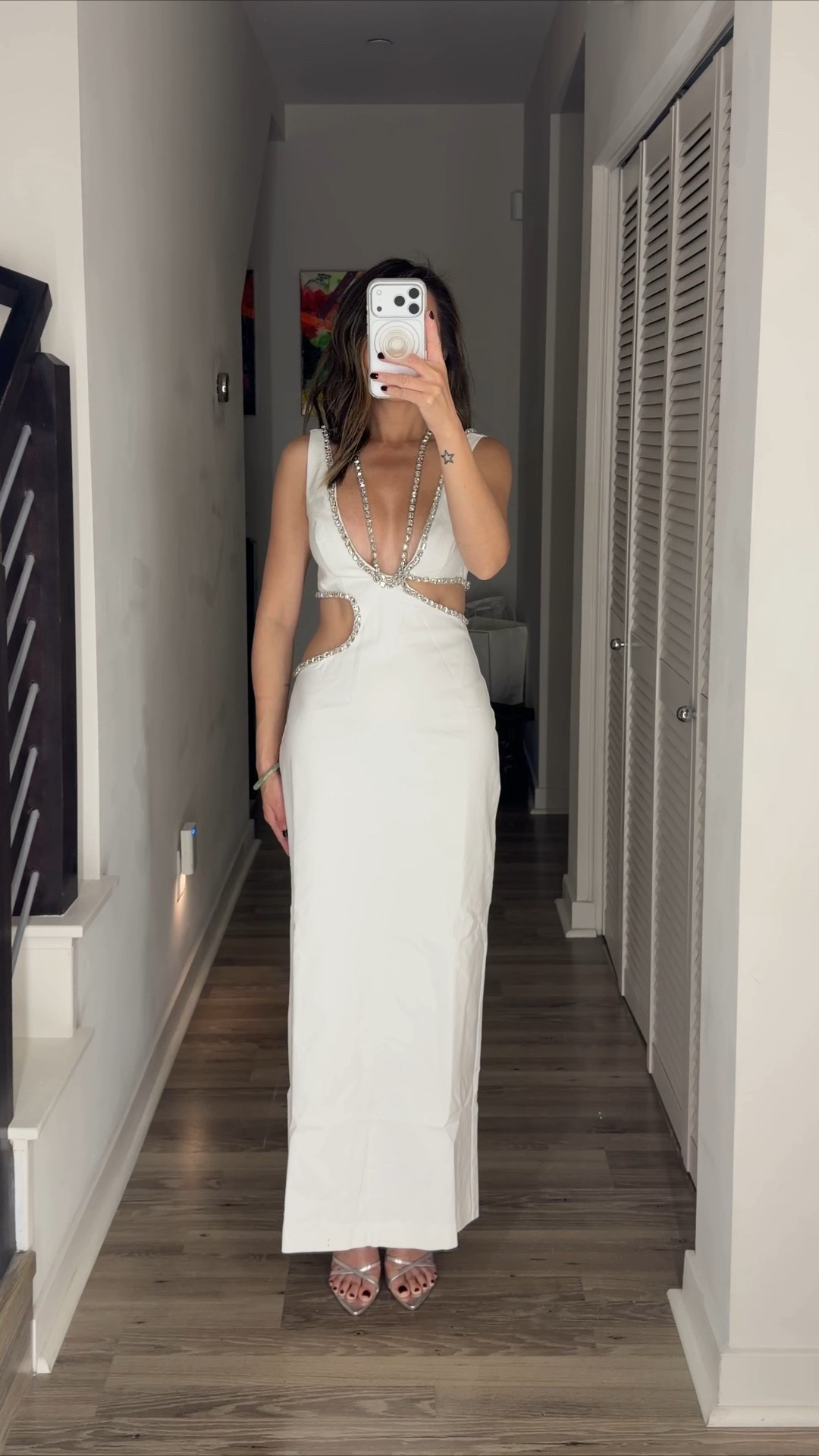 This white cutout dress is so chic and flattering. ⚡️ Love the cutout and sparkle details. Would make a show-stopping outfit for the holiday, New Year’s Eve, white party, bachelorette party, and bride. 

Holiday outfit, holiday dress, New Year’s Eve outfit, white dress, cutout dress, bridal fashion, The Stylizt 



#LTKOver40 #LTKWedding #LTKHoliday